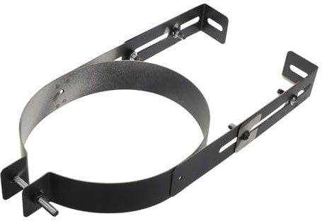 HOLIDYOYO Extended Chimneys Bracket Chimney Support Air Leak Prevention Stainless Steel Wall Mount Clamp
