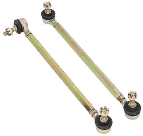 Juntas de Bolas Barra de acoplamiento de rótula de 250 mm, rosca de 10 mm, aleación de acero, apta para 125 cc, apta para quad, todoterreno, kart