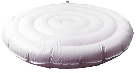 Haofy Aufblasbare -Abdeckung, Rund, 4,5 Fuß, Universelle Kompatibilität mit Schnellem Aufblasdesign für Aufblasbare Whirlpools Im Freien, Energieeffizient, Wartungsarm