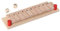 Bartl 109096 Klappenspiel, Shut The Box, Würfelspiel, hochwertige Ausführung aus Buchenholz, Made in Germany