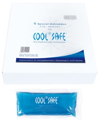 Cool Safe 9080495 Kühlakku-Set, 6 Akkus