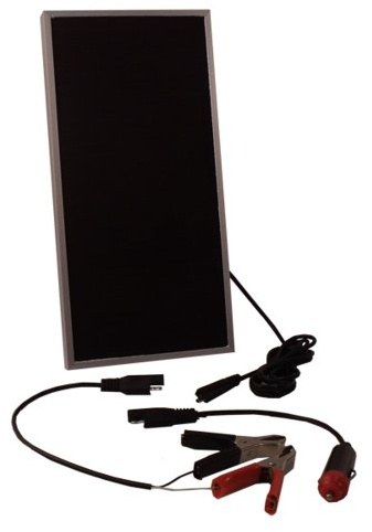 Mauk Tragbares Solar Batterieladegerät 12V für Auto, Motorrad, Boot und mehr