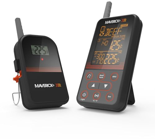 Maverick Set termometro per barbecue wireless Nero