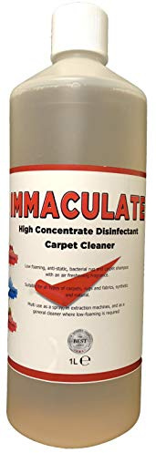 1L Carpet Shampoo Disinfectant Deodoriser - Immaculate - (Spring Day)