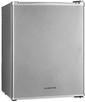 KLARSTEIN Nevera Pequeña para Habitación, Mini Nevera Comida, Bebidas, Cerveza, Cosméticos, Frigirificos Pequeños, Neveras Pequeñas 33L con Luz, Estantes Ajustables Casa y Oficina, Bajo Consumo