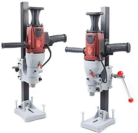 Kernbohrmaschine 2200W Kernbohrgerät Nass Trocken Diamantbohrer 180mm, 1200 U/min, Wasserdichtungsdesign