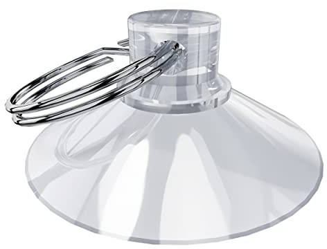 SCHILDER Systeme Saugnapf | 10 Stück | Ø 40mm mit Ring | Haftsauger für Schilder, Badezimmer, Küche, Auto, Dekoration, Fensterglas, Handyreparatur, Spiegel, Fliesen