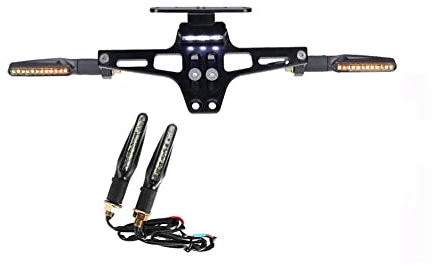 Rahmen Kennzeichen Halter Für BMW R1200 Für GS Universal Motorrad Hinteres Nummernschild Motorrad Heck Aufgeräumter Halter Nummernschildhalter Nummernschildhalterung (Farbe : 10)