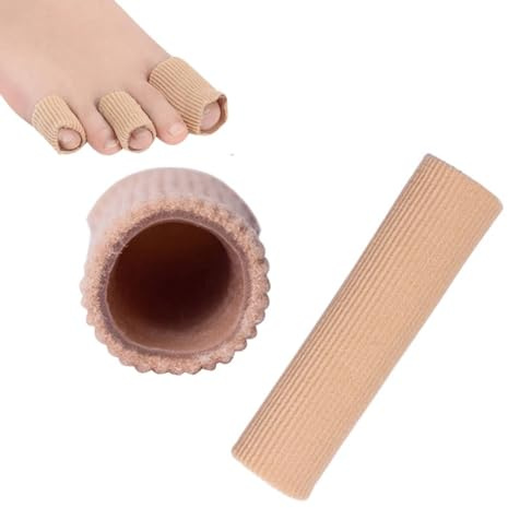 15cm große Zehenschützer, Silikon-Gel-Zehenkissen-Schlauch, Zehenabdeckungen, Ballenzehen Hühneraugenpolster für Männer und Frauen Hühneraugen, Schwielen, Blasen und Hammerzehen