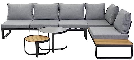 dasmöbelwerk Lounge Sitzgruppe Gartensofa Savannah Ecksofa Gartenlounge Teakholz