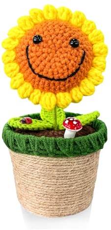 KIAYOO Sunflower Birthday Gifts For Women Men, Emotional Support Plant Christmas Positive Leaving Get Well Soon Thinking of Thank You Presents for Her Mother Teacher Girls Friends Colleagues