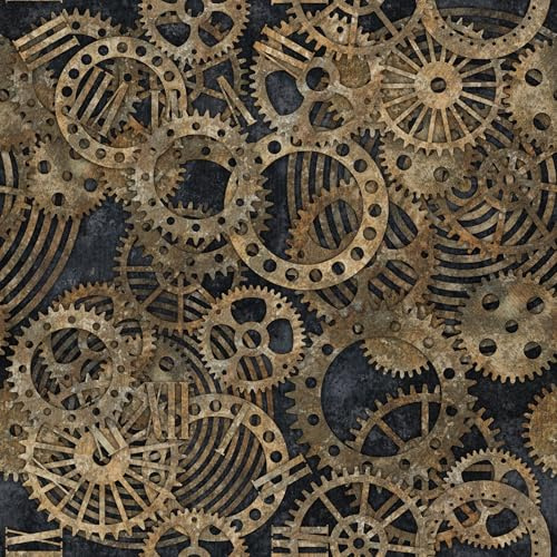 Livelynine 17.5x276 Black and Gold Peel and Stick Wallpaper Art Deco Boho Mid Century Cool Modern Geometric Wall Paper for Accent Wall Cover Bathroom Decorative Rust Metal Contact Paper Self Adhesive