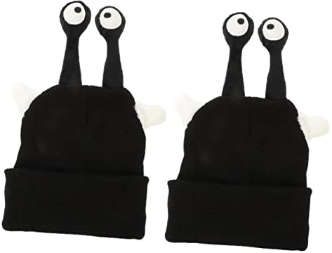 Gatuida 2 Stück Skihelmabdeckung Überzüge für Skihelme Schwarze und rote Skihelme Männer Skifahren Skihelm-Design Skihelm-Modifikation Outdoor-Skizubehör elastischer Helmüberzug Garn