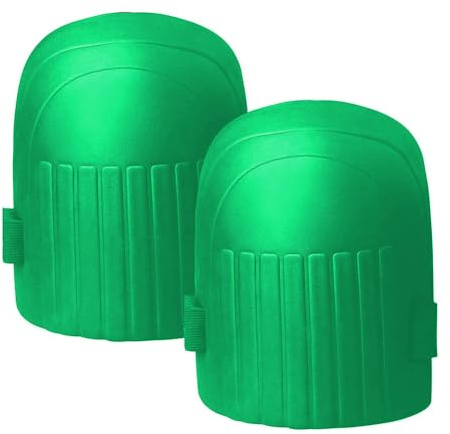 Sheporse Knee Pads for Working, Knee Caps with Waterproof EVA Foam Cushion Soft Inner Liner Easy Adjustable Straps for Knees Protectors for Sport Outdoor Work Builder 1Pair (Green)