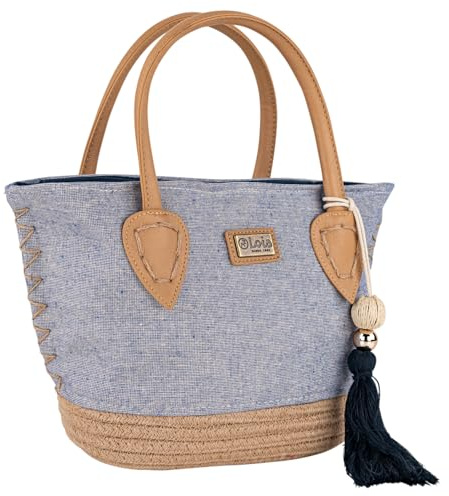 Bolso Capazo Rafia Mujer Para Playa Ideal Verano. Capazos Mimbre Mujer Esti