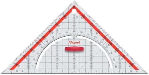 Maped 277737 Geodreieck Technic, Hypotenuse: 160 mm