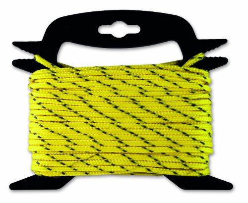 Reflect Cord REFL01J Corda riflettente in polipropilene - 35 kg - Diametro 4,8 mm - Lunghezza 15 m - Giallo