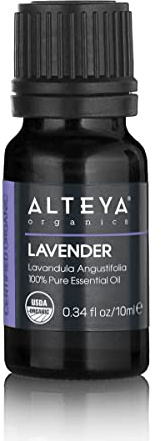 Alteya Bio Lavendelöl (Echter Lavendel) 10ml – 100% USDA Organic-zertifiziert Rein Natürlich Ätherisches Lavendelöl, Direktverkauf vom Lavendelanbauer und Destillateur Alteya Organics