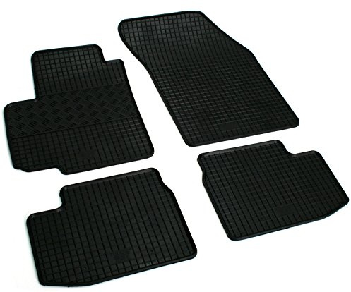 Gummi Fußmatten Set, 4teilig, Gummifußmatten Gummimatten Matten