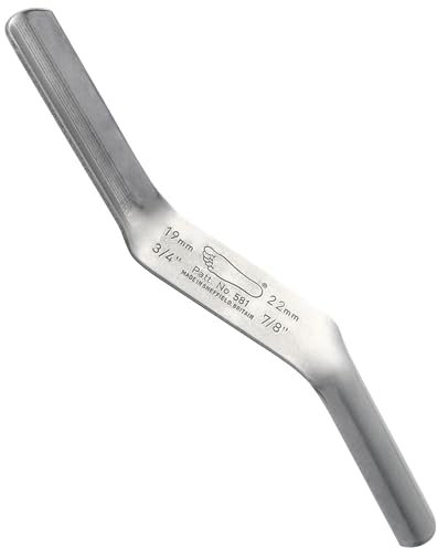 Brick Jointer by Footprint - 3/4 and 7/8 (19 and 22mm) Double Ended Mortar Finishing Tool for Builders and Brickies for Neat Brickwork During Pointing. Bricklaying Hand Tools for Building Walls.