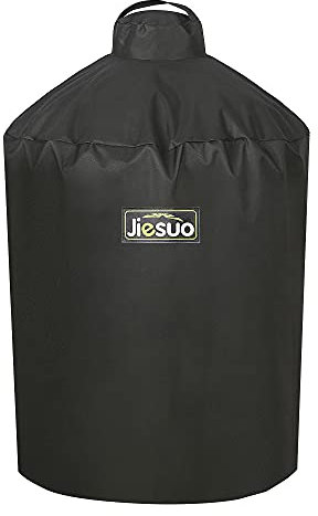 JIESUO Cover for Large Green Egg, Grill Accessories for Green Ceramic Egg, Heavy Duty Waterproof Outdoor Grill Cover,Large