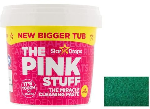 The Pink Miracle Multipurpose Cleaning Paste with Scrubbing Brush- New Bigger Tub 850 G -Non-Toxic Household Cleaner
