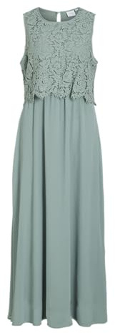 Vila Lace Dress Vimilin spetsklänning Noos/DC dam, Grön Milieu, 44