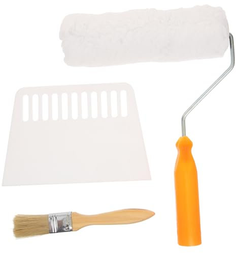 Hoement 1satz Tapetenwerkzeugset Teiliges Mit Kleberoller Kleiner Pinsel Und Spachtel Für Wandgestaltung Und Heimdekoration Für Tapeten Und Vinylfolie