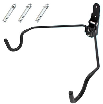 Hrtyvhin Fahrradständer für Garage, Fahrradaufhänger, zusammenklappbar und verstellbar, Fahrrad-Wandhalterung, Fahrradaufbewahrung für Rennrad