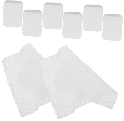 HONMEET 8stücke Make-up-entferner-pads Quadratische Wattepads Für Gesichtswasser Wiederverwendbar Weich Für Gesicht Augen Lippen Nagel Pflege Kosmetik Reinigung