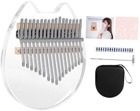 TOYANDONA 1satz Daumenklavier Aus Acryl Tragbares Kalimba Instrument Für Melodischer Kompakte Als Dekoration Und Musikspielzeug Inkl Zubehör