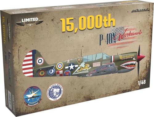 Eduard 1/48 P-40N Warhawk 15.000 vernice commemorativa per aerei in plastica modello EDU11193 (aereo)