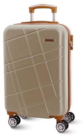 El Caballo -Valise Cabine Rigide 55x40x20 | Bagage à Main léger à 4 Roues 360º | Compatible Ryanair, EasyJet et Plus | Idéale pour Week-End, Affaires ou Vols Courts