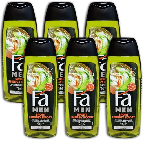 6 er Pack FA Men 3in1 Körper Duschgel Shower Gel 6 x 250 ml