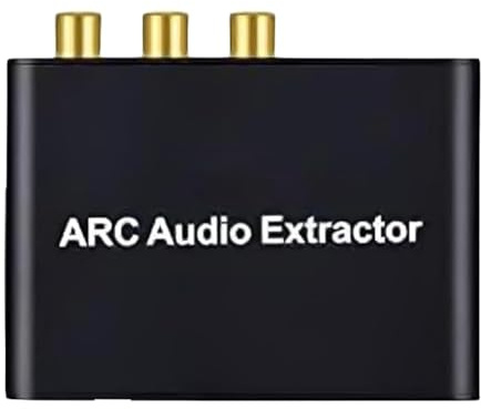 Aboiled -Kompatibler ARC-Audio-Extractor ARC zu SPDIF Koaxial Stereo 3,5mm Klinke -Kompatibler ARC-Adapter Audio-Konverter