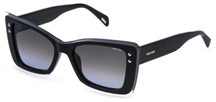 Police SPLR97 01EN CRISTALLO+NERO 53/18/140 Damen Sonnenbrillen