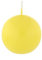 Bougie boule Citron 10 cm, 4 bougies, Bougie ronde