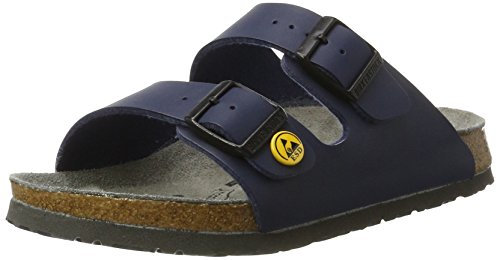Birkenstock Professional Arizona Birko-Flor ESD 89430, Pantoletten, Blau (Blau 75), 43 EU (9 UK)