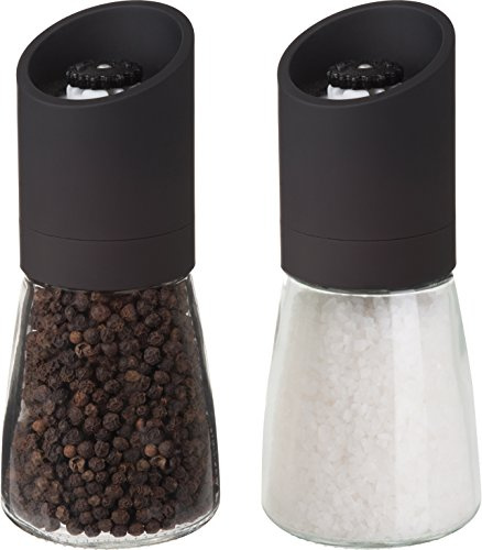 Trudeau facile Grind Moulin à poivre ou sel Shaker 6 inch pepper mill and salt mill noir