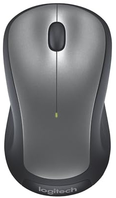 Logitech M310 Kabellose Maus, 2,4 GHz Mit USB-Nano-Empfänger, 1000 DPI Optical Tracking, 18 Monate Batterielaufzeit, Beidhändig, Kompatibel Mit PC, Mac, Laptop, Chromebook - Grau