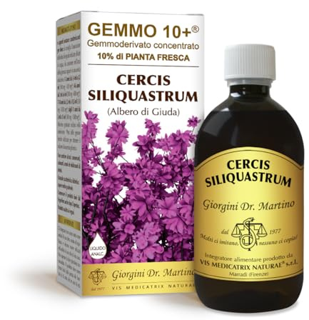Dr Giorgini Integratore Alimentare, ALBERO GI GIUDA Gemmoderivato Concentrato Liquido Analcoolico - 500 ml