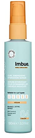 Imbue Curl Sérum hydratant pour cheveux – Conforme aux normes végétaliennes et bouclées, sans paraben, coiffant végétalien 100 ml