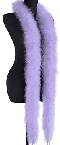 2 m Federboas natürlicher Federschal flauschige Federboas Kostümparty Zubehör für Hochzeit Party Cosplay Tanzkostüm
