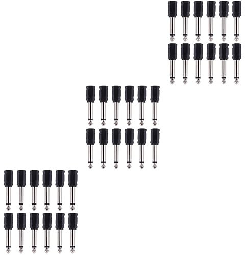 Mikikit 36 Pièces Prise Plug Adaptateur USB Adaptateur Audio Adaptateur Jack 6,35 Mm 3,5 Mm Fiche 6.35 Connecteur Jack 3.5 Connecteur Audio Convertisseur Audio Écouteur