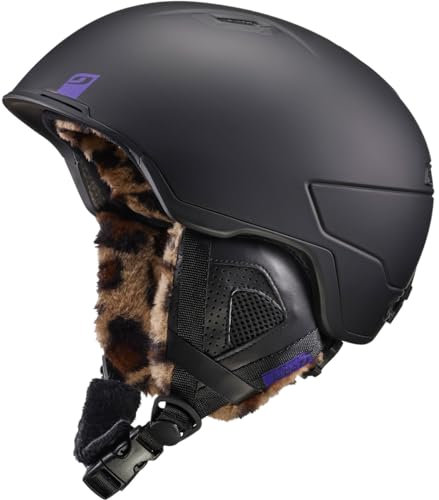 Julbo Damen Hal Skihelm, schwarz panthere, 54-58cm