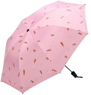 ATMRC Taschenschirme Winddichte Regenschirme, manuell, faltbar, UV-Regenschirm, sonnig, regnerisch, faltbar, windbeständig, Sonnenschutz, Anti-Ultraviolett-Regenschirme Regenschirme