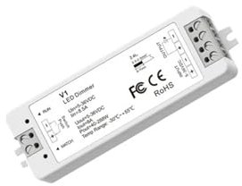 SHMKBDPF V1 LED variateur 12V LED de contrôle Zone 1 à 8 2.4G Tactile télécommande variateur lumière LED Bande 5V 24V 36V(V1 Only)