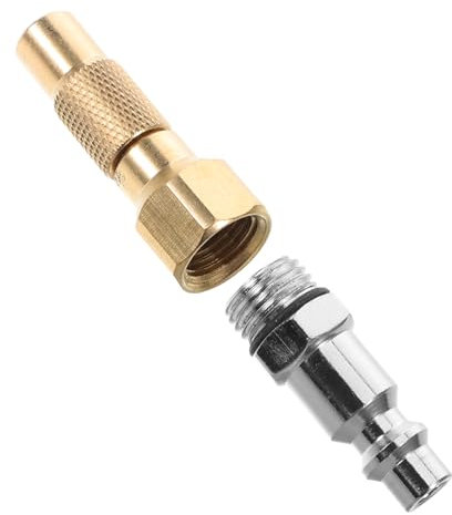 MOLUCKFU Druckluftkupplung für Reifenaufpumpen Luftdruckadapter für Luftkompressoren und Luftpumpen Universal Schraubanschluss für Auto Fahrrad und Aufblasbare Geräte