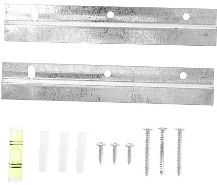 OSALADI 1 Set Französischer Bilderaufhänger Mit Klampen Ineinandergreifende Wandaufhänger Für Bilderrahmen Metallmaterial Einfach Zu Installieren Für Das Home Office