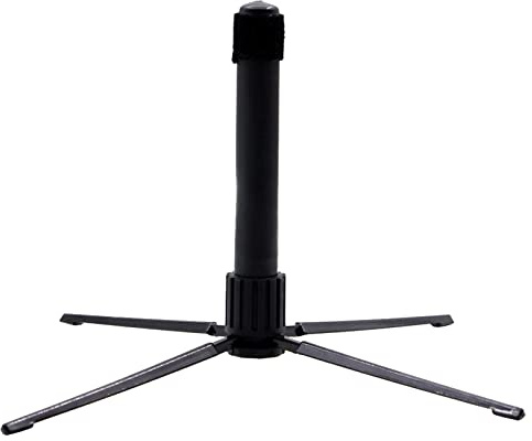 NIHENHAO Soporte para Flauta portátil Soporte de 4 Patas Flauta Clarinete Soporte Plegable Soporte Estante de Descanso Accesorio para Instrumentos de Viento Metal + plástico